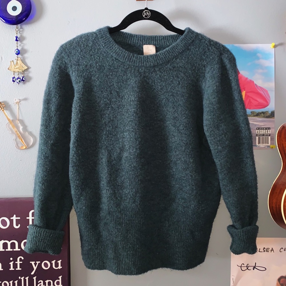 H&M Sweater- Blue/Gray, Medium